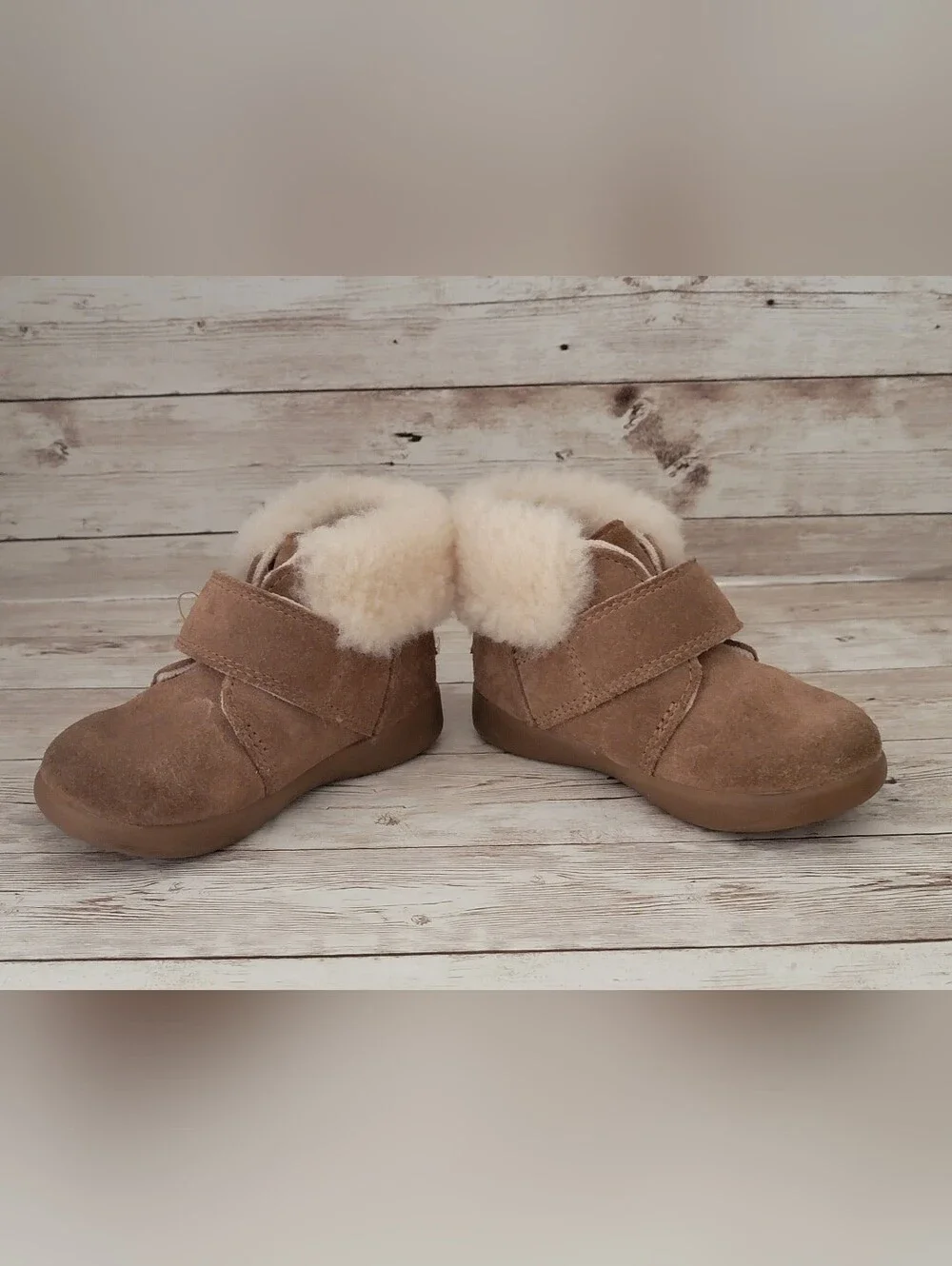 UGG Kids/Toddler Nolen Suede Boots (1106229T) - Size 6 - Brown